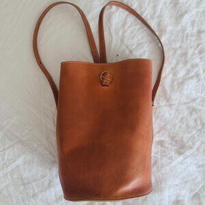 Lindquist Object, Large Vachetta Cyl Bag, Tan